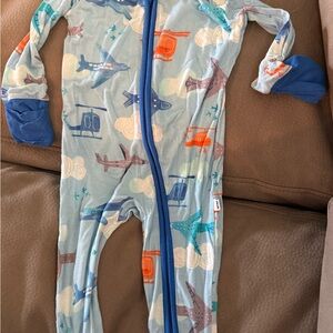 Blue and Orange Kids One Piece